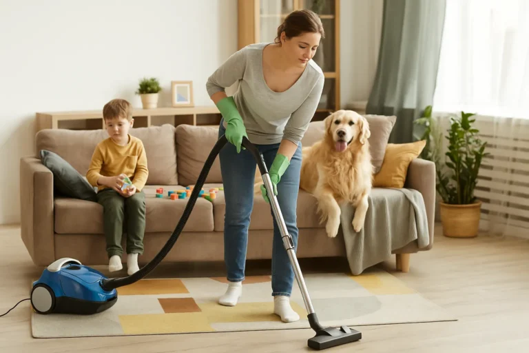 Como Manter a Casa Limpa Mesmo com Filhos ou Pets